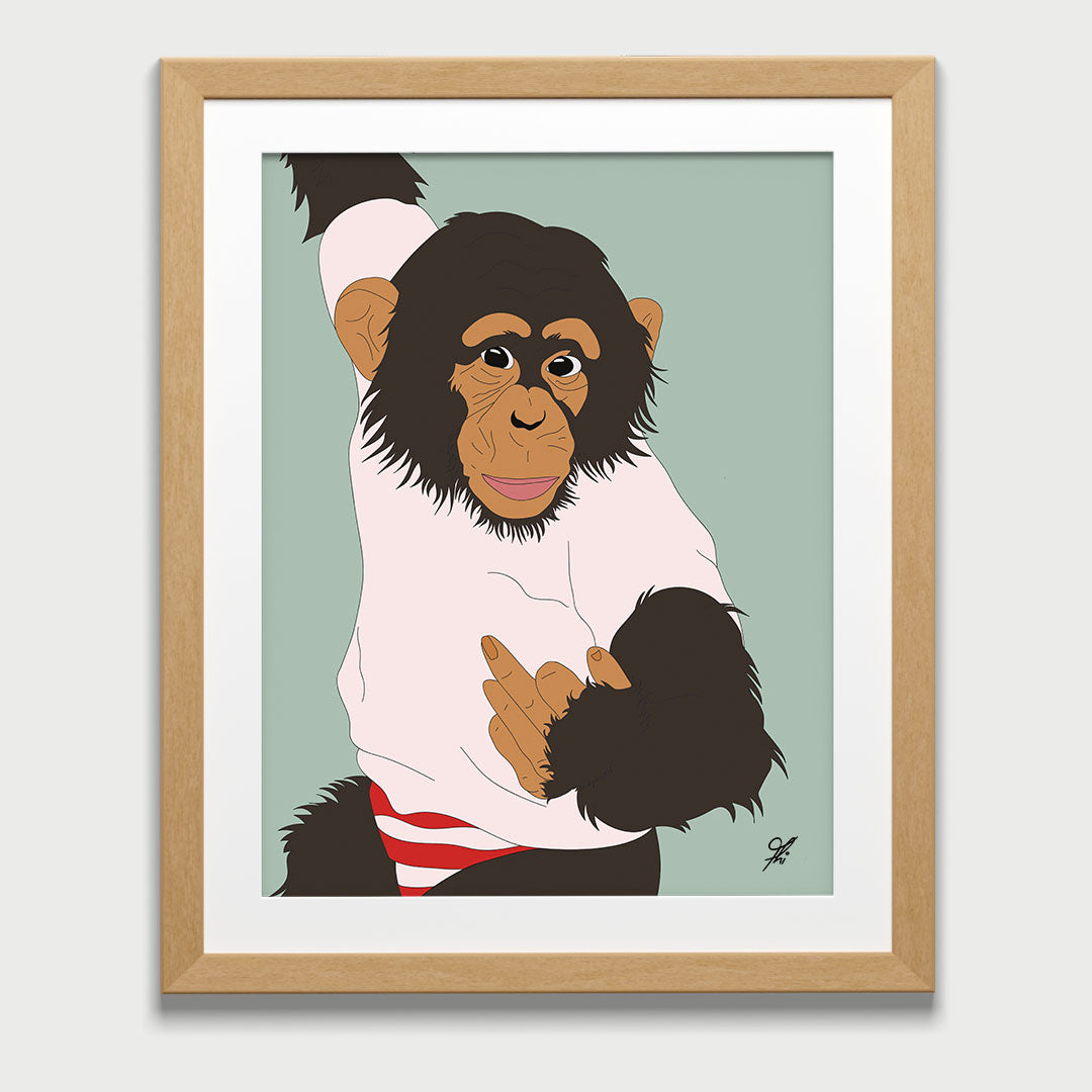 Den sørlandske sjimpansen – Poster